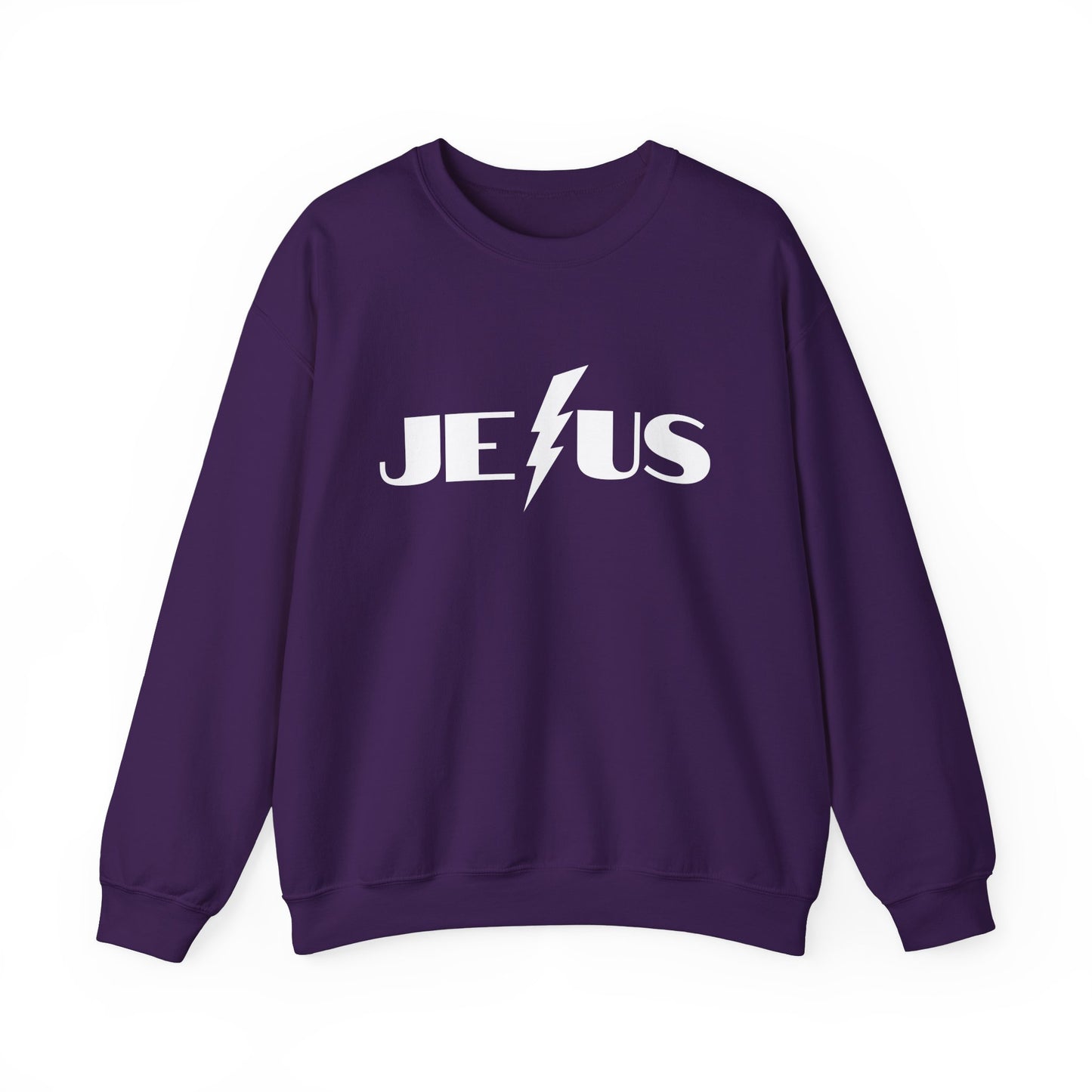 Rock Your Faith in Style – JESUS Lightning Bolt Sweatshirt