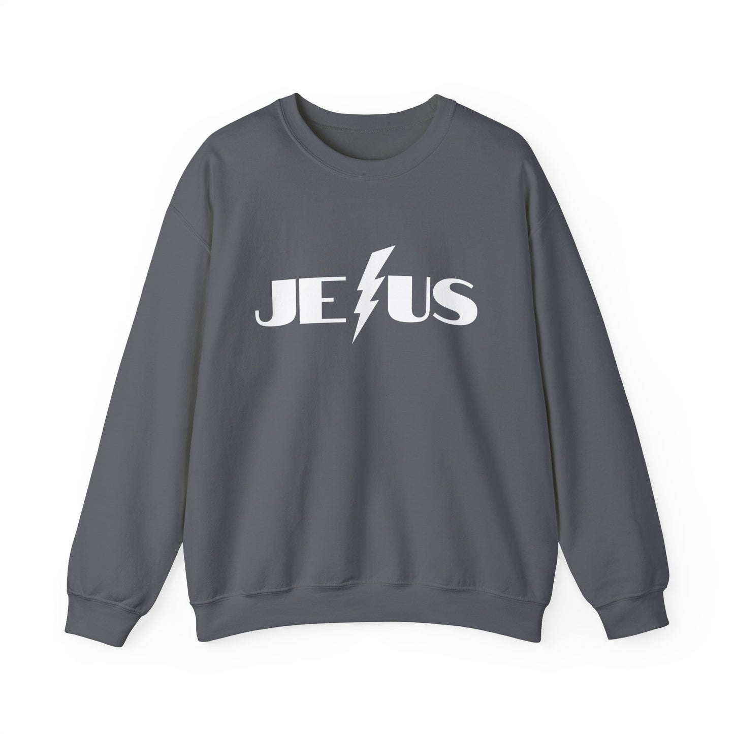 Rock Your Faith in Style – JESUS Lightning Bolt Sweatshirt