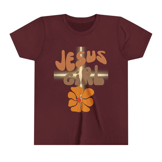 Jesus Girl Retro Youth Short Sleeve Tee