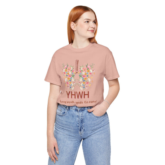 ✨ YHWH Every Breath Speaks His Name T-Shirt | Christian Faith Tee | Inspirational Worship Shirt