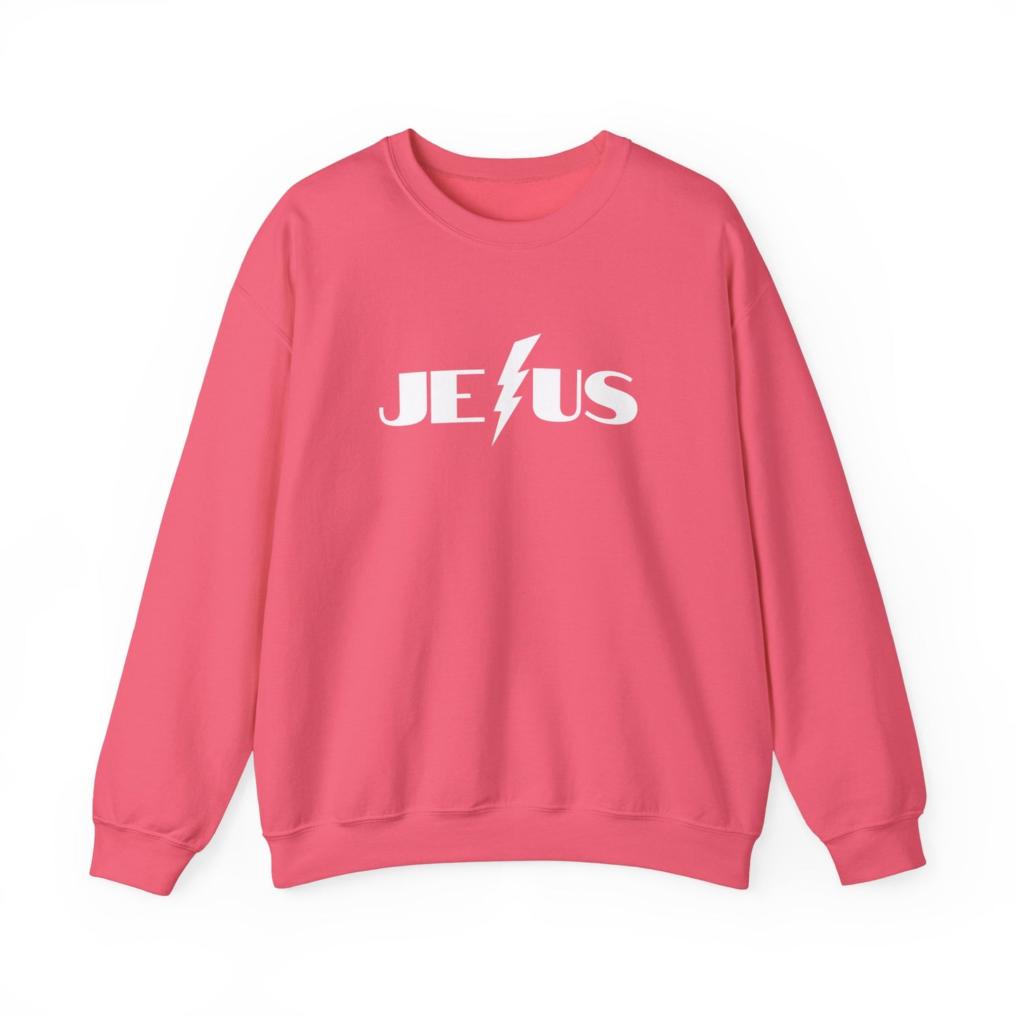 Rock Your Faith in Style – JESUS Lightning Bolt Sweatshirt