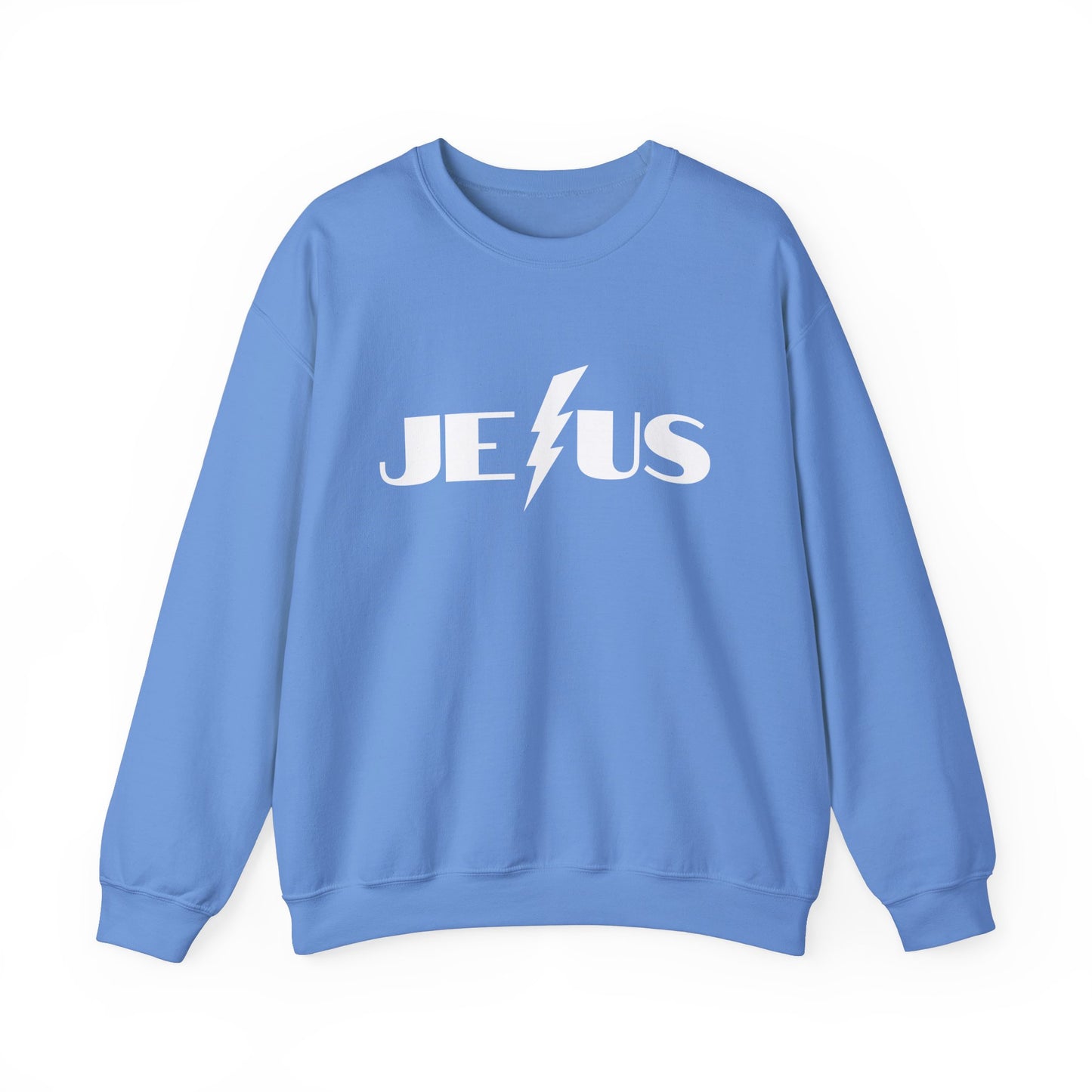 Rock Your Faith in Style – JESUS Lightning Bolt Sweatshirt